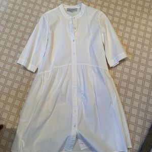 Tuckernuck royal shirt dress in white